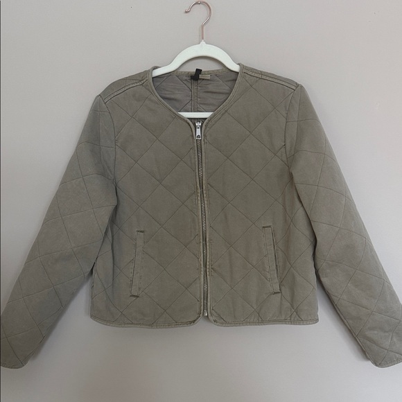 🍀H&M Spring Quilted Women's Jacket Size M - Picture 2 of 8